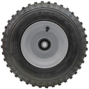 145x70-6 2pr Wanda P319 Knobby tyre on 20mm BB rim(flush) side view