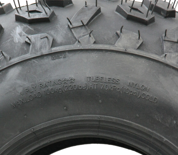 19x7.00-8 P330 on 5.50x8 4/4" SILVER Tyre Stats