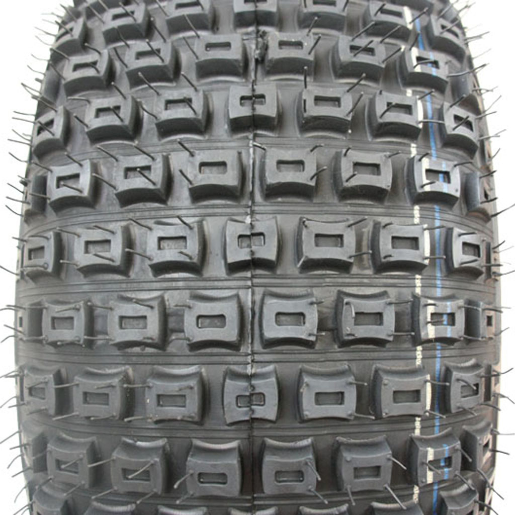 18x9.50-8 4pr Wanda P322 Knobby tyre TL on steel rim 25mm ball bearing 52mm hub length, 102kg load capacity Tyre Pattern