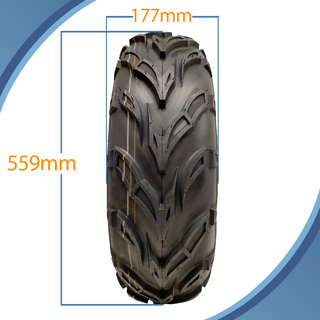 22x7.00-10 4pr Wanda P361 ATV tyre pattern with dimensions