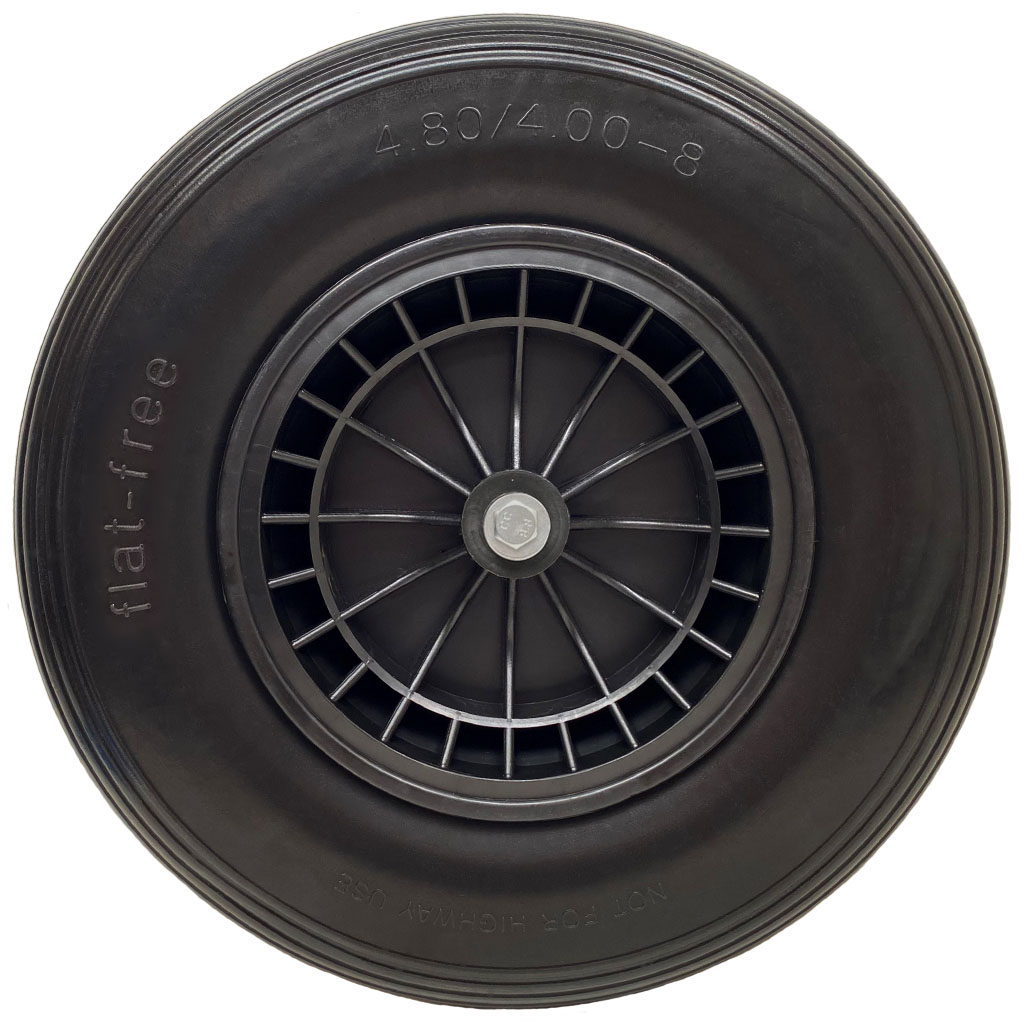 4.80/4.00x8 Puncture proof wheel side view