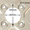 Rim centre with measurements