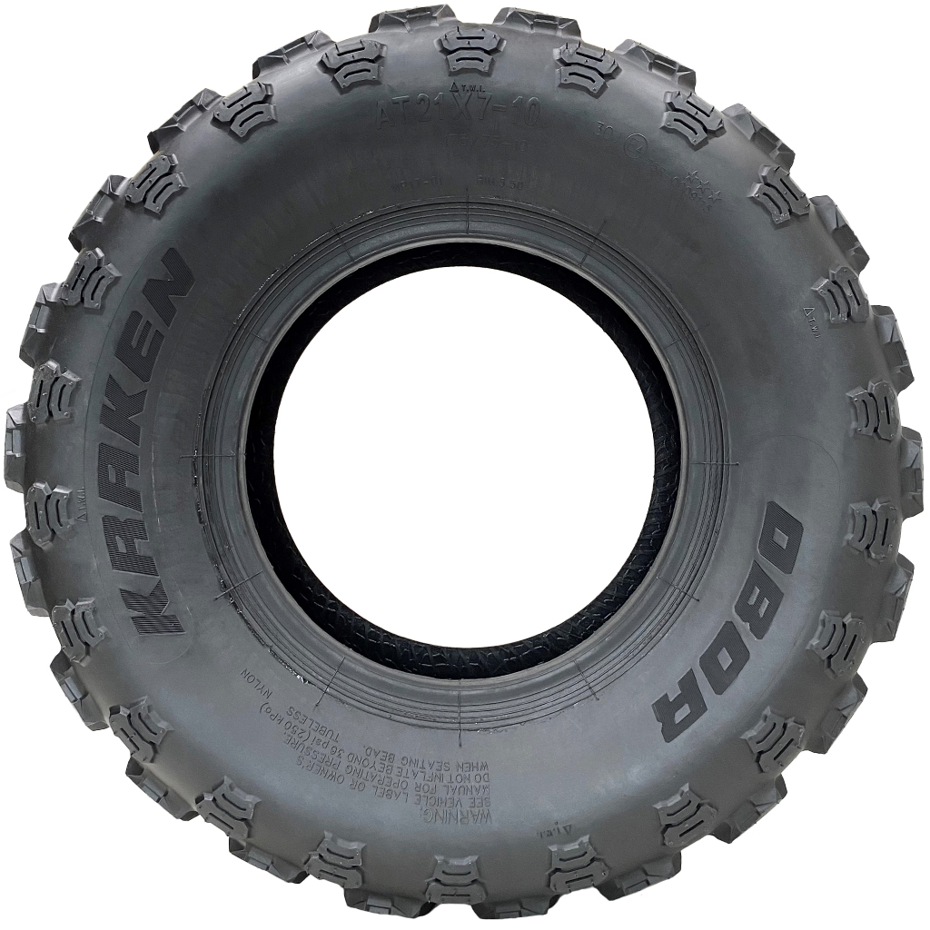 21x7.00-10 6ply OBOR Kraken tyre side view