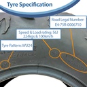 27x11.00-12 6ply OBOR Scoprio tyre specification