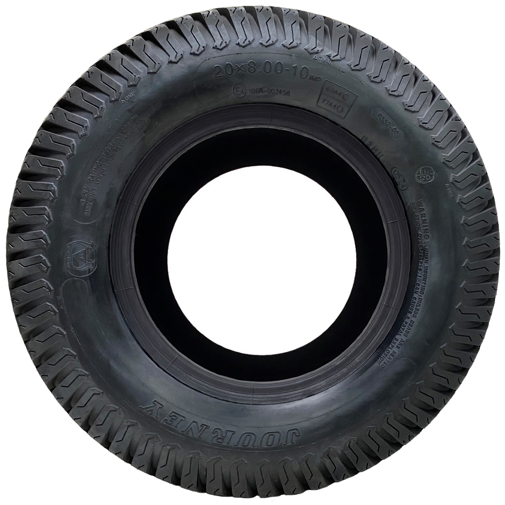 20x8.00-10 4pr Journey P332 grass tyre side view