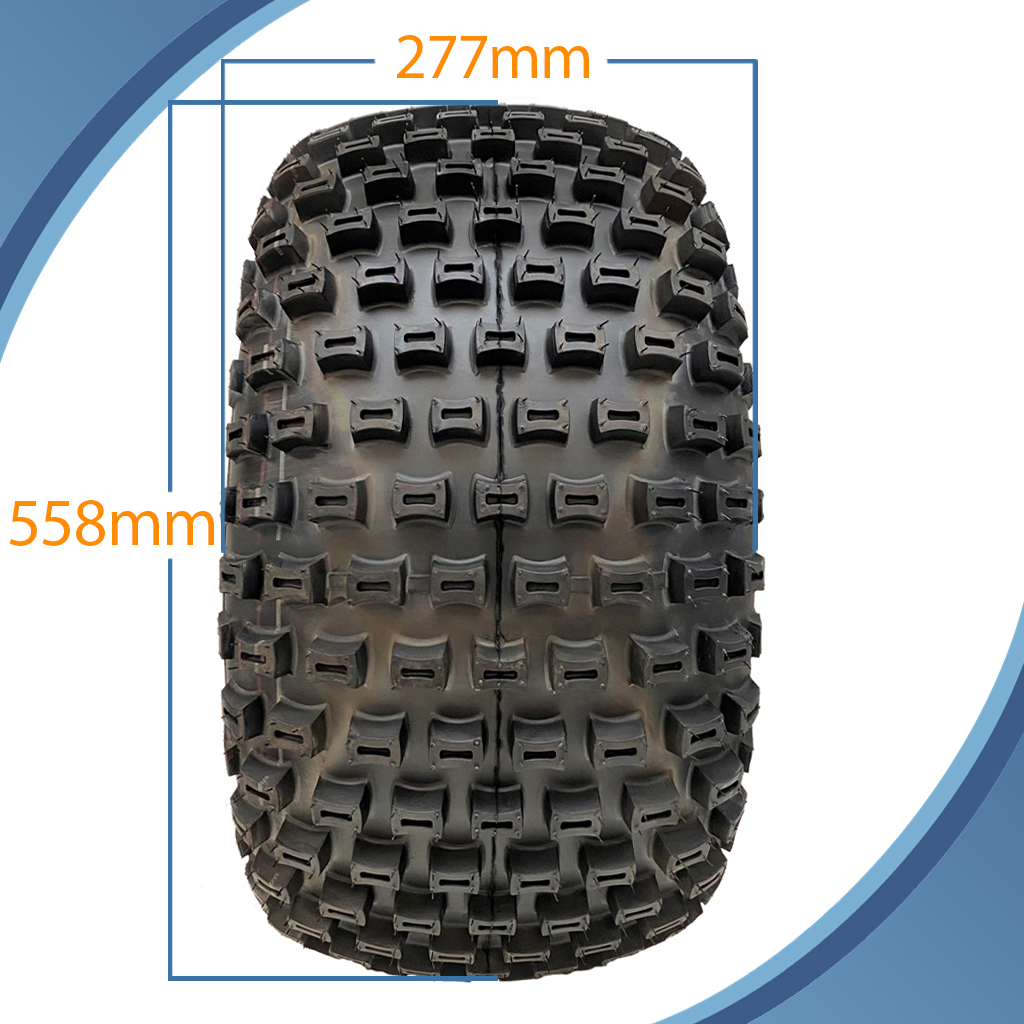 22x11.00-8 4pr Journey P322 Knobby tyre pattern with dimensions