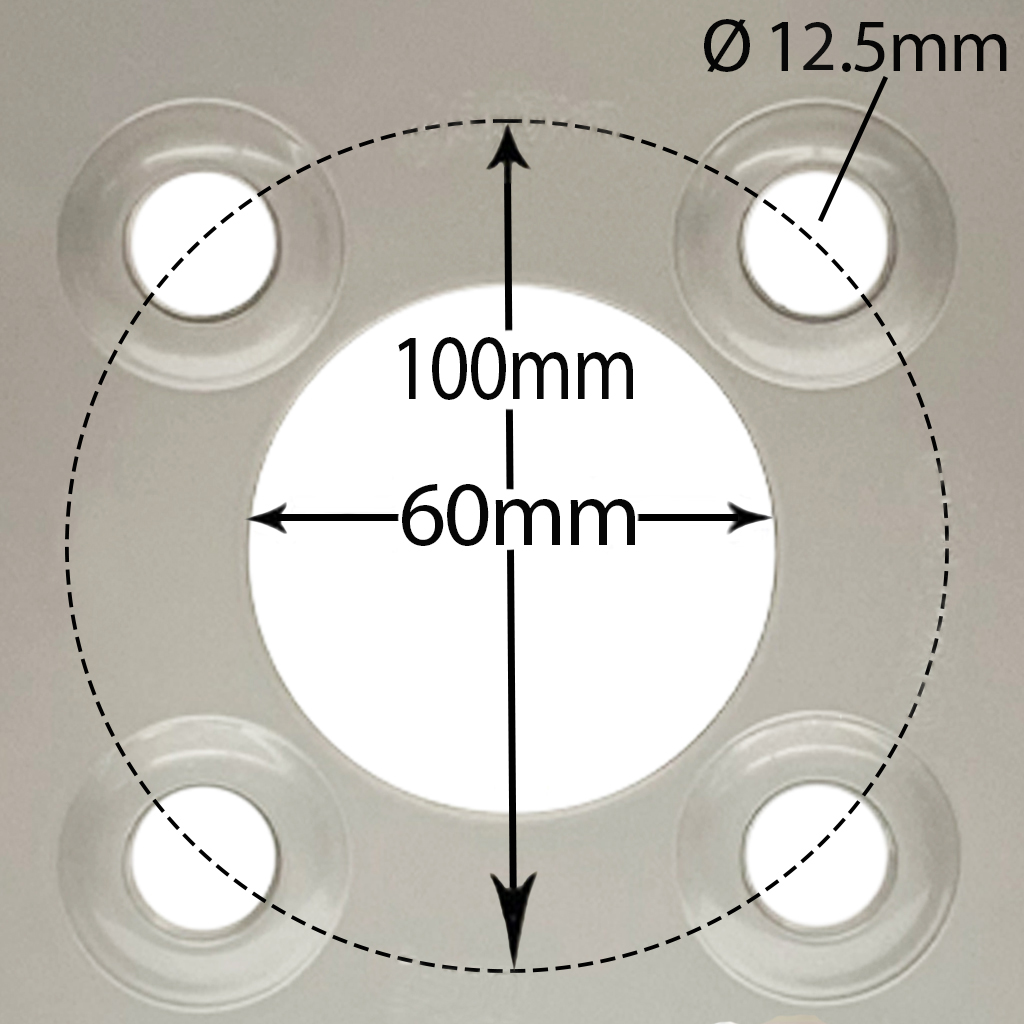 500x10 4ply trailer wheel & tyre assembly 4/100/60 rim dimensions