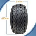 18.5x8.50-8 6ply Trailer tyre pattern with dimensions