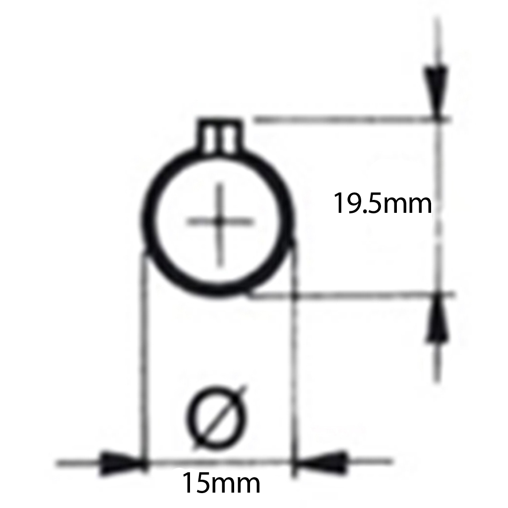 120mm Steel weldable hinge, removable pin - Data