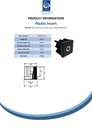 Threaded insert 40x40 M20 1.5mm 500kg - Spec sheet