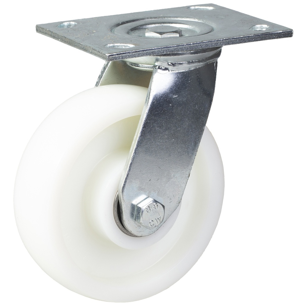 500 series 150mm swivel top plate 140x110mm castor with nylon ball bearing wheel 500kg