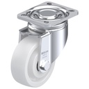 LH series 100mm swivel top plate 100x85mm castor with nylon ball bearing wheel 500kg