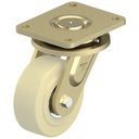 LS series 150x55mm swivel top plate 175x140mm castor with cast nylon ball bearing wheel 2500kg