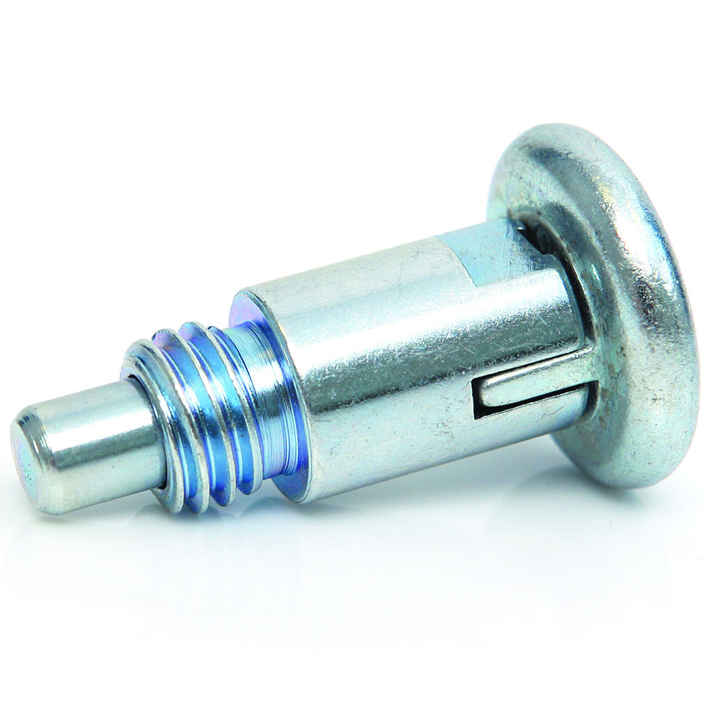 M10 Zinc plated Index plunger (6mm plunger diameter)