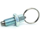 M8 Spring loaded ring pull plunger (5mm plunger diameter)