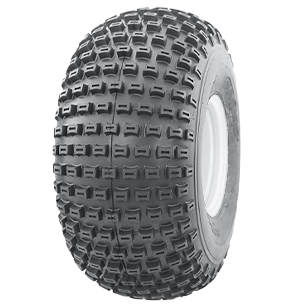 22x11.00-8 4pr Journey P322 Knobby tyre E-marked TL 43J on silver steel rim 4/101.6/67, 154kg load capacity