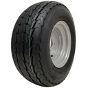 20.5x8.0-10 4pr Journey Trailer tyre on silver steel rim 4/101.6/67, 412kg load capacity