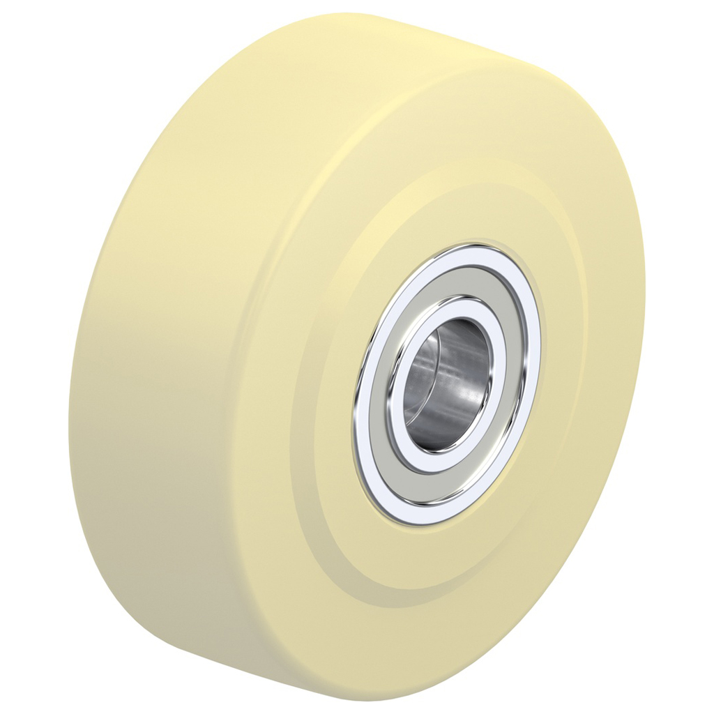 Wheel series 250mm cast nylon 50mm bore hub length 90mm ball bearing 6000kg