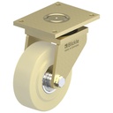 LS series 250x80mm swivel top plate 255x200mm castor with cast nylon ball bearing wheel 6000kg