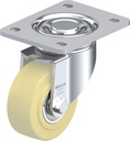 LH series 100mm swivel top plate 140x110mm castor with cast nylon ball bearing wheel 700kg