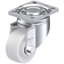 LH series 80mm swivel top plate 100x85mm castor with nylon ball bearing wheel 350kg