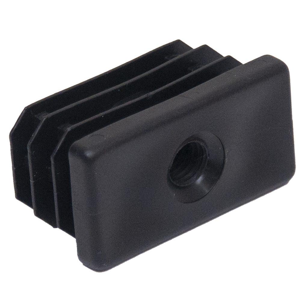 Plastic rectangular threaded insert 40x20mm M10