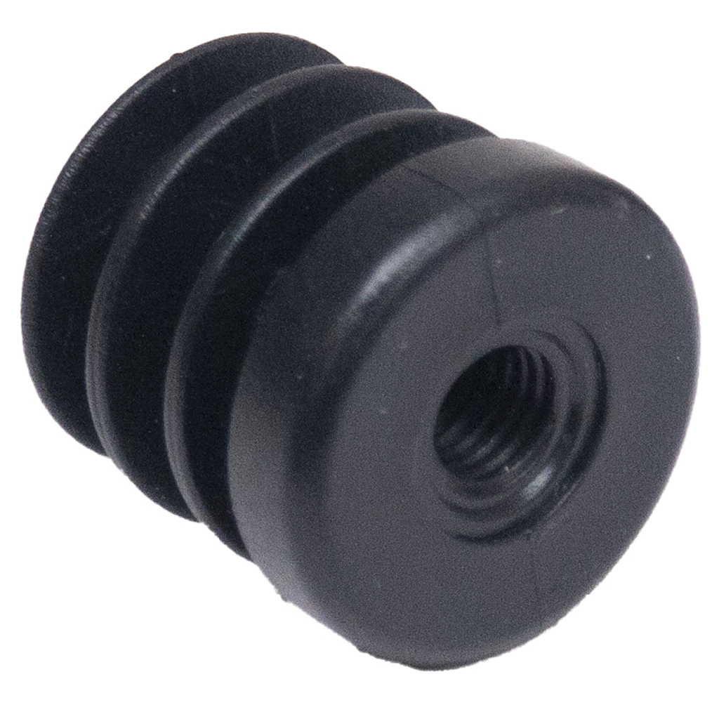 Plastic round threaded insert 19mm M8 (1.5mm)