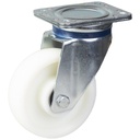 800 series 150mm swivel top plate 135x110mm castor with nylon ball bearing wheel 750kg