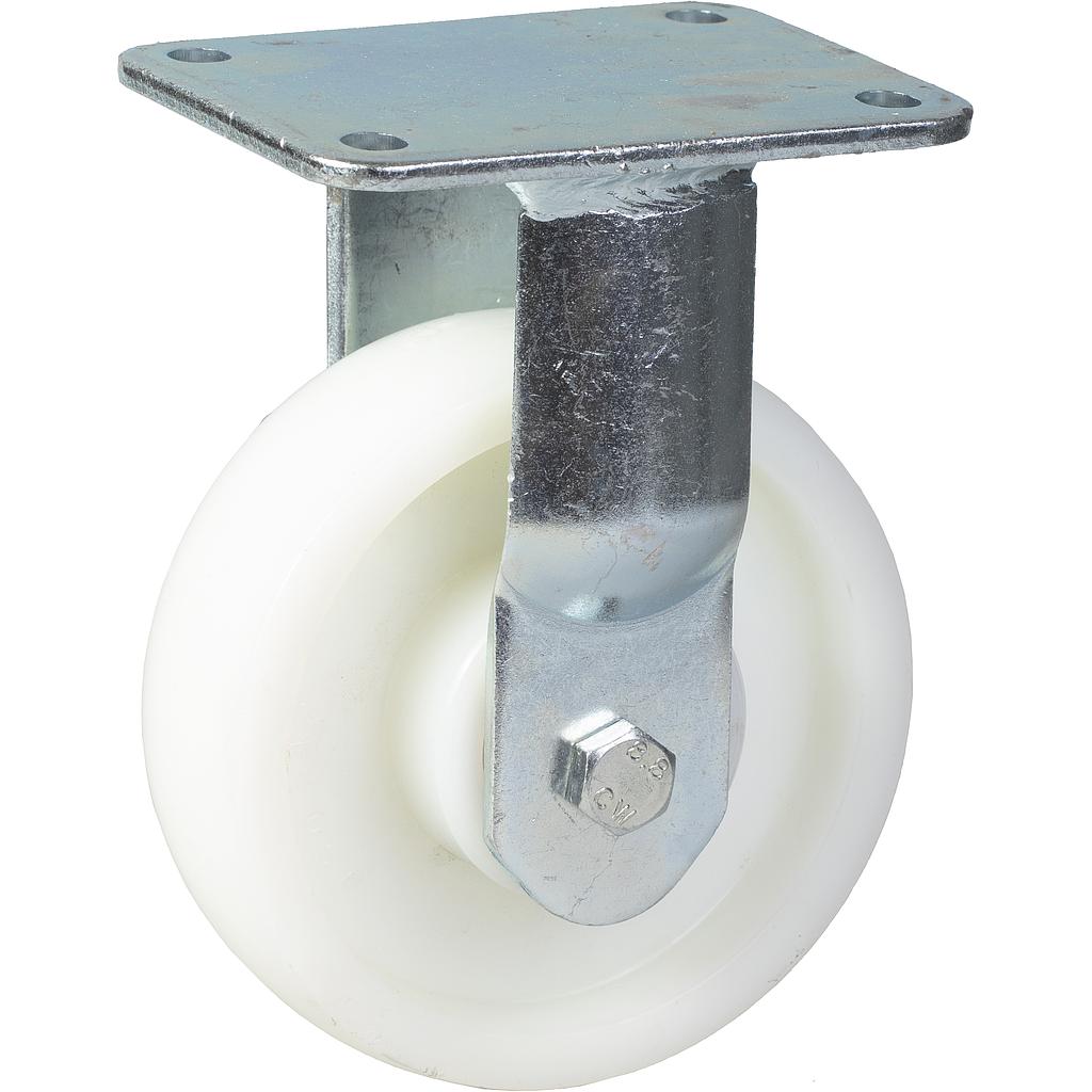 1500 series 150mm fixed top plate 135x110mm castor with nylon ball bearing wheel 1000kg