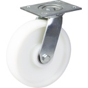 500 series 125mm swivel top plate 140x110mm castor with nylon ball bearing wheel 500kg