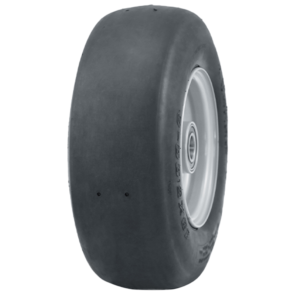 11x4.00-5 4pr Journey P607 rib tyre E-marked TL on steel rim 20mm ball bearing 80mm hub length, 280kg load capacity